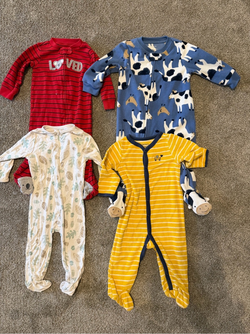 6-9 month baby pajamas